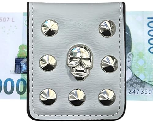 Générique Magnetisk pengaklämma plånbok | magnetisk klämma | korthållare | bärbart fodral i punk-stil | innehåller bokstäver, foton | kompakt, elegant och lätt design