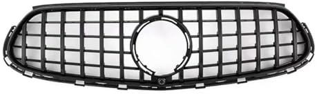 Frontstoßstangengitter Für GT Stil Front Kühlergrill Einlass Grid Mesh Grill Für Mercedes Für Benz Für GLC X254 2023 2024 + Tuning Zubehör Kühlergrille(Black2)