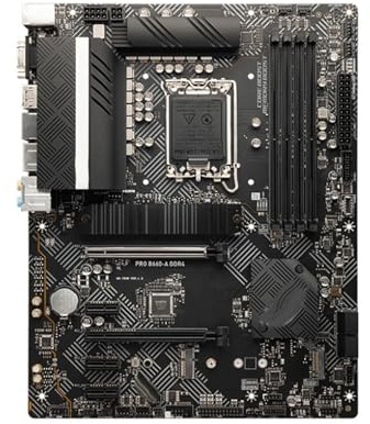 Schede madri Fit For MSI PRO B660-A DDR4 supporta CPU I9-14900KF 13900K I7-14700K 13700 I5-12400F 4xDDR4 5333MHz HDMI NVME M.2 LGA1700
