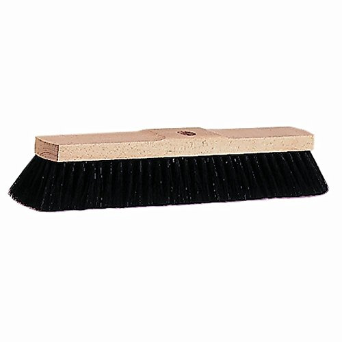 Brueck Besen 40 cm Sattel mit Rosshaar, Schwarz, für Beton, Laminat, Linoleum, Holz, Fliese