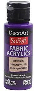 Deco Art SOSOFT DIOX-Pintura para tela, color morado, talla única