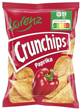 Lorenz Snack World Crunchips Paprika, 16er Pack (16 x 50 g)