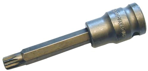 SW-Stahl 05210SB XZN Vielzahn Impact Einsatz - M8 x 100 mm - 1/2 Zoll | Langer Schlagschrauber-Bit aus Chrom-Vanadium - ideal für Bremssättel und Antriebswellen - Premium Sonderstahl Ausführung
