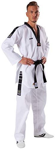 Kwon Dobok TKD Anzug Grand Victory - Traje de Artes Marciales (Talla Mediana) Blanco Blanco, Talla:170