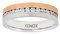 XENOX X2245-54 Damen Ring XENOX & friends Edelstahl Bicolor Rose Weiß Zirkonia 17,2 mm Größe 54