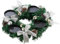 Britesta Deko Adventskranz: Adventskranz mit silberfarbenem Schmuck, Ø 30 cm (weihnachtskranzdeko, Weihnachtsdeko-Kranz, Weihnachten)