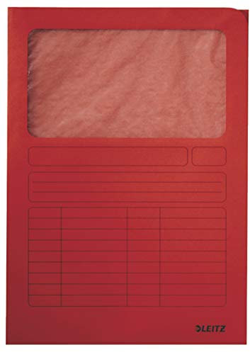 Leitz 3950-00-25 Ordnungsmappe mit Fenster und mit Eckspanngummi