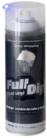 FULL DIP Pintura de spray extraíble transparente brillante 400 ml Brillo de Vinilo