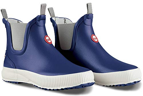 Nokian Footwear Hai Low - knöchelhohe Kurzschaft Gummistiefel für Damen und Herren, handgefertigt aus Naturkautschukmischung, 39 EU, Blue
