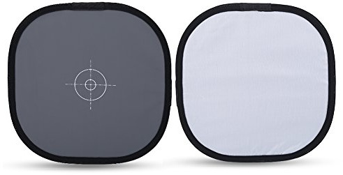 Photography Gray Card-18% Grey White Balance Card+Carrying Bag,Photography Accessory (30Cm Folding)