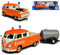 Motormax Volkwagen T1 Strassendienst mit Anhänger Bus 1950-1967 1/24 Modell Auto