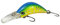 FTM Masu Security Wobbler 3cm 1, 6g - Forellenwobbler zum Spinnfischen auf Forellen, Forellenköder, Crankbait zum Forellenangeln, Farbe:blau-gelb-orange-silberfarben UV