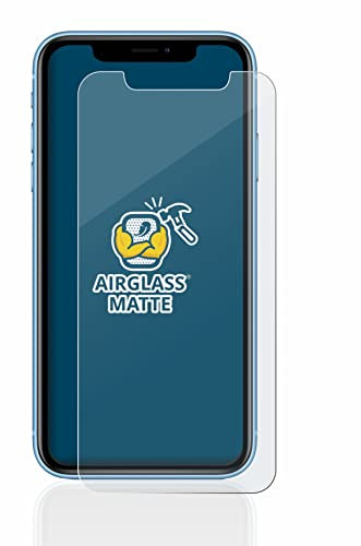 brotect Anti-Glare Glass Screen Protector Matte compatible with Apple iPhone XR / 11 - Anti-Scratch 9H Protection Film