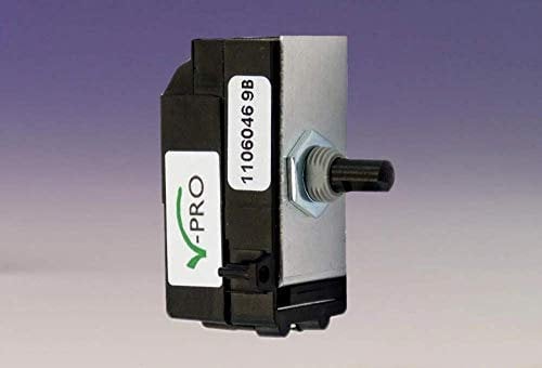 Varilight MJP120 Dimmer Module 2-Way Push On/Off Rotary LED 0-120W (1-10 LEDs) V-Pro, 50x23x42mm