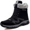 AARDIMI Warm Gefüttert Winterschuhe Damen Schneestiefel Wasserdicht Outdoor Trekking Wanderschuhe Gr. 35-42 (1747-Z-Schwarz, 43 EU)