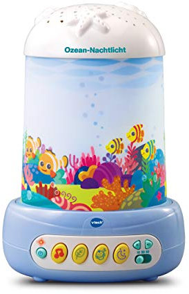 Vtech 80-532874 Ozean-Nachtlicht, beruhigende Projektion, Ozeanlicht, sanftes Einschlafen, Einschlafhilfe