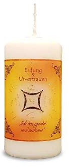 Engelalm Wunscherfüllung Energiekerze Erdung & Urvertrauen 100/50