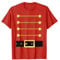Nutcracker Gifts by designsanddesigns Casse-Noisette Caractère Soldat Costume Uniforme Drôle Noël T-Shirt Rouge Unisexe Adulte S Petit Regular US 15 ou 16