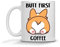 le herisson Tasse de chien mignon Corgi Butt Café amusant personnalisable