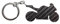 BlackStuff Carbon Karbonfaser Schlüsselanhänger Kompatibel mit Motorrad GSX-R BM-002