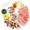 DEAYOU Marble Lazy Susan, Natural Marble Round Tray Turntable Cake Stand, 12 Lazy Susan Cheese Board with Silent Rotating for Serving, Table Display, Cupcake, White, Revolving Cake Leveler Spinner