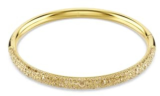 Swarovski Sublima Armreif, Schnee-Pavé, Weiß, Goldlegierungsschicht