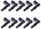 ihreesy 10 Pezzi Confezione Cappuccio Candela Moto,Cappuccio Candele Impermeabili a 90 Gradi Copricandele Moto Accessori Candele Moto Scooter Compatibile con CG125/150