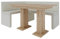 Eckbank Akiko mit Tisch - Eckbankgruppe für Ihrem Esszimmer, Küche modern, Sitzecke, Essecke. Perfekt für Küche, Büro und Rezeption. Solide und Starke Verarbeitung (INARI 22, 196x142 Links)