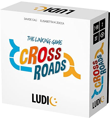 Ludic Crossroads Mu53467 Gesellschaftsspiel für die Familie für 2 Spieler, hergestellt in Italien