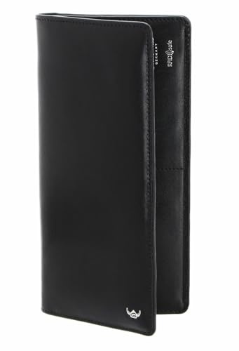 Golden Head Leder Ausweisetui Colorado RFID Protect Brieftasche mit RV 4042 Schwarz