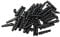 Hemobllo 100 Stück Staubstecker - 3.5mm Anti Staub Stecker Kopfhörer Ohrhörerbuchse Staubstöpsel Staubschutzstöpsel PVC Anti Staub Abdeckung Abdeckkappen für 3.5mm Ohrhörerbuchse - Schwarz