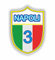 AMA SHOP Adesivo Ssagomato Napoli 3° scudetto mod.1|Sticker per Casco,Moto, Camper,Barca | autoTuning |