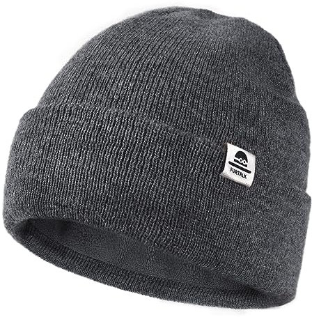 FURTALK Unisex Baby Kleinkind Kinder Mütze Beanie Strickmütze mit weiches Fleecefutter Warme Wintermütze für Mädchen und Jungen