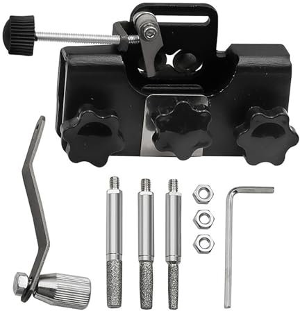 GCZQYAM Chain saw sharpener tool,New Upgrade Chainsaw Sharpener Kit, with Adjustable Handle Suitable for Chain and Electric Saws