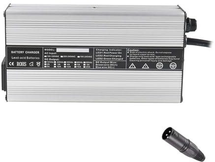 WXFKLDJ Battery Charger 12V/24V/36V/48V/60V/72V Lead Acid Battery Chargers Smart Charger with Trickle Charge, for EZGO with D Style Plug,Plug B,72V2.5A