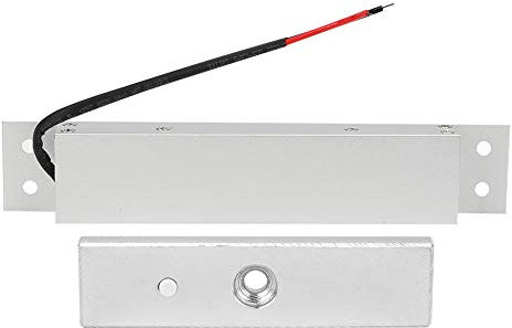 Magnetschloss, DC 12 V, Elektromagnetisches Türschloss, 180 Kg/397 Lb Haltekraft, Elektrisches Magnetschloss für Einzeltür-Zugangskontrollsystem, Türschließer