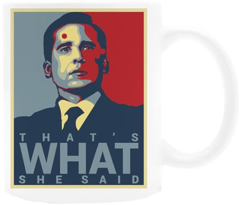 Udaytee That's What She Said Office Tasse À Boire En Céramique Blanche
