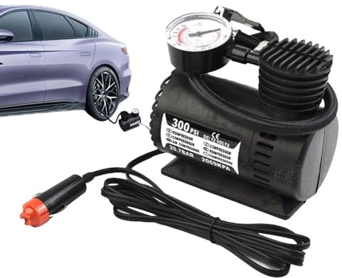Compresor de aire para coche, bomba de globo eléctrica,Bomba de globo eficiente y compresor de aire para neumáticos - Compresor de aire multifuncional seguro para neumáticos de motocicleta, bicicleta