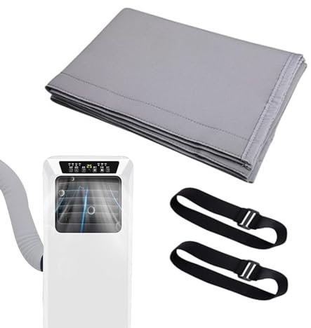 Portable Air Conditioner Hose Insulation, Washable Air Conditioner Accessories AC Hose Wrap, Practical AC Duct Insulation Wrap AC Hose Insulation Sleeve for 5-Inch 5.9-Inch Exhaust Hoses