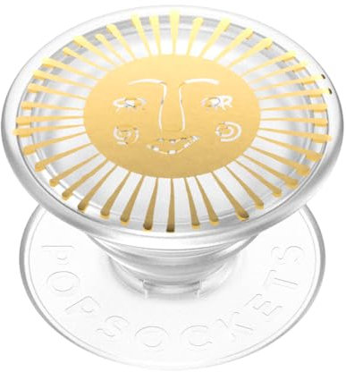 PopSockets Translucent Phone Grip with Expanding Kickstand, PopSockets for Phone, Adhesive Grip, Translucent PopGrip - Sun Goddess