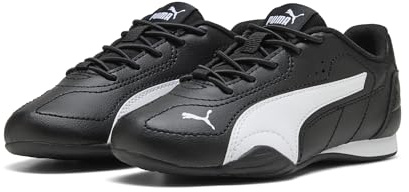 PUMA Catch Kids Sneaker, Black x Warm White, 32 EU