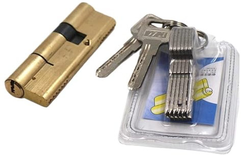 Serrure à cylindre Euro, noyau de serrure de porte, cylindre 65 70 80 90 115mm, clé AB, serrure de porte en laiton, noyau allongé, clés étendues, serrure à barillet de porte(70(30 40))