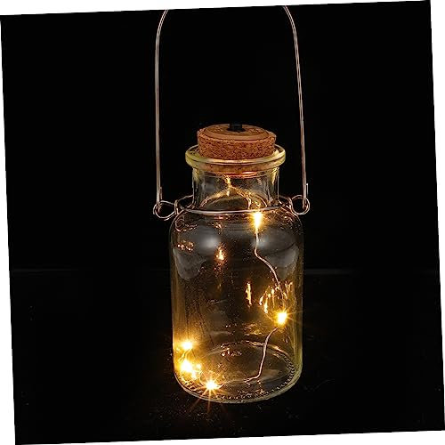 Uonlytech Materialflasche Leuchtendes Licht Stilvolles Nachtlicht Hervorragend Für Party- Und Feiertagsdekorationen.