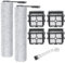 Heykewi Rouleau de Brosse et Filtre HEPA pour Tineco Floor One Stretch S6 / Floor One Switch S6 / Floor one S6 stretch lite/Floor One S7 Stretch Ultra / ‎Floor One S9 Artist Aspirateur Accessoires