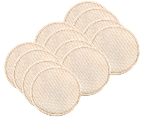 HAMPPLIES Wiederverwendbare Stilleinlagen Aus Baumwolle Waschbare Stillpads Mit Haftung Komfortable Stilleinlagen Für Frauen Zum Stillen Und Alltag Weiche Hautfreundliche Pads Zum Mitnehmen