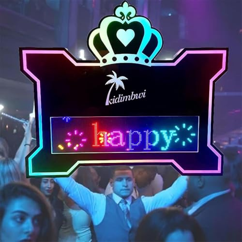 Presentador Botellas Led Programable, Letreros Servicio Botellas Para Discotecas, Tablero De Mensajes Con Logotipo Led, Presentador De Botellas Con Letras Led Para Bodas,SmallScreen