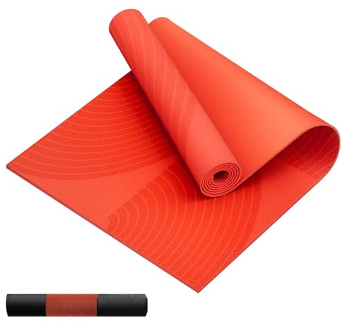 HAPBEAR Yogamatte XXL - 183cmx91cmx6mm Dicke, Extra Groß Rutschfest Breit Yoga Matte, Gymnastikmatte Sportmatte Fitnessmatte, TPE Matte Trainingsmatte, Inklusive Resistance Bands & Tragetasche