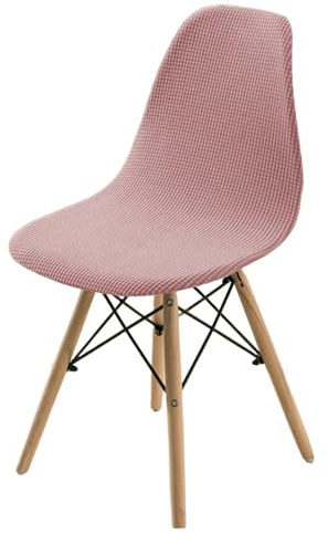 xotoa Universelle, muschelförmige Stuhlhussen, geeignet for Bars, Küchen, Hotels und Restaurants, for alle Jahreszeiten(Pink,6 Set)