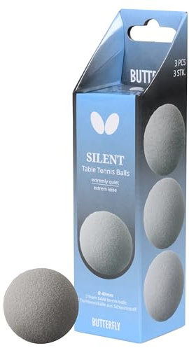 Butterfly Silent Table Tennis Balls - Tischtennisbälle leise aus Schaumstoff - Flüsterbälle