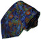 Lorenzo Cana - Exklusive Seidenkrawatte - blau ocker braun gruen Paisley - Krawatte aus 100% Seide - 36025